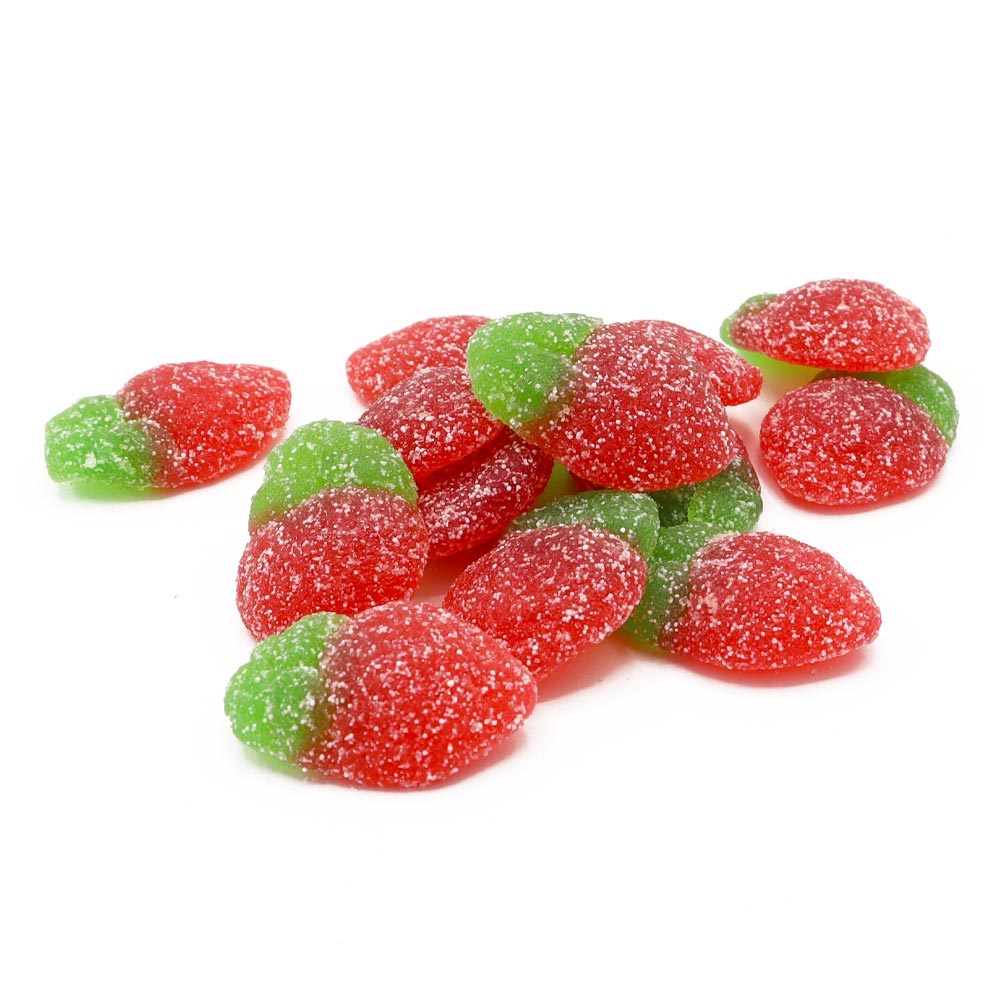 Vegan Fizzy Red Strawberries