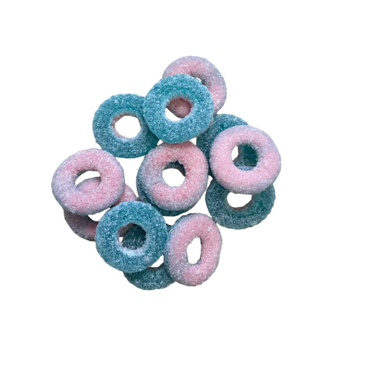 Vegan Fizzy Bubblegum Rings