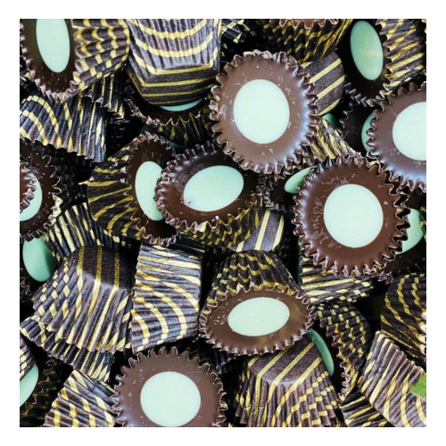 Dark Chocolate Mint Icy Cups