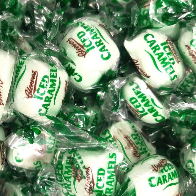Mint Iced Caramels